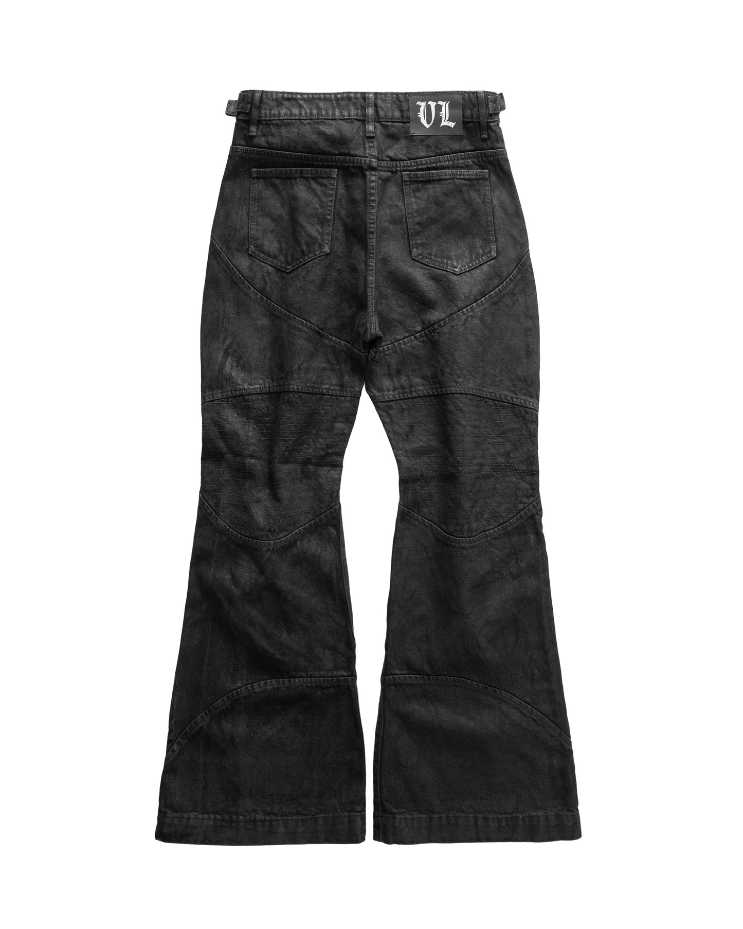 VL "SHE SLEEP" BIKER DENIM PANTS