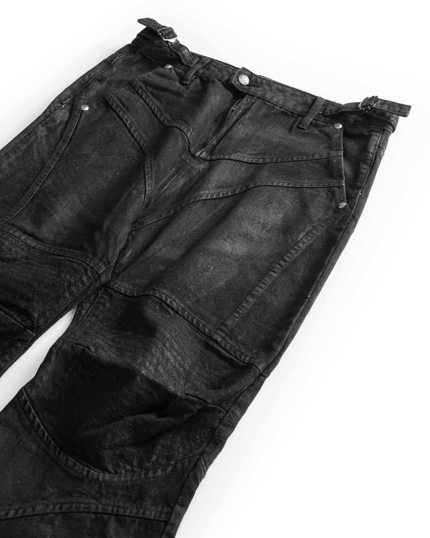 VL "SHE SLEEP" BIKER DENIM PANTS