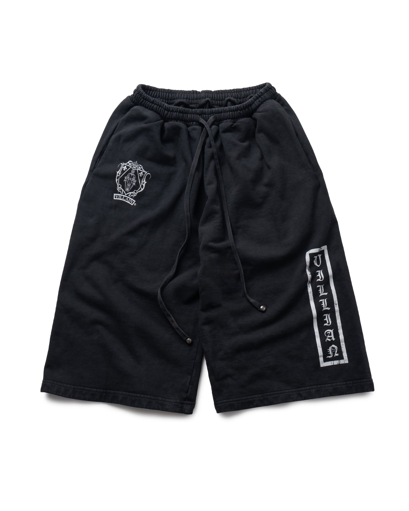 VL GOTHIC WASHED JORTS - BLACK